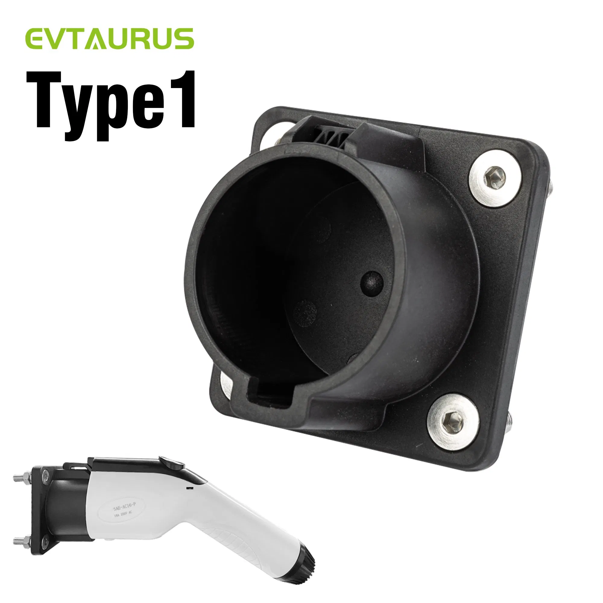 Type 1 EV Charging Plug Holder American EV Car Charger Plug Dummy Socket Holder