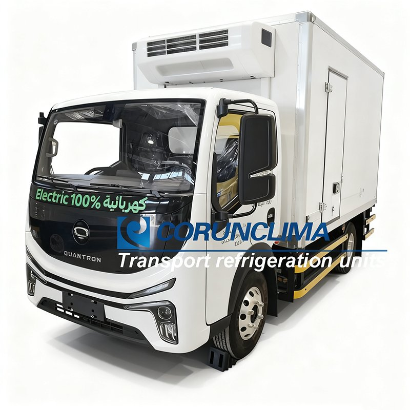 Fully Electric Refrigeration Units,Chiller Units,Freezer Units,Cooling Units,Cold Equipment System for EV Truck, Engine Trucks Van, Semi-Trailer,Battery Driven