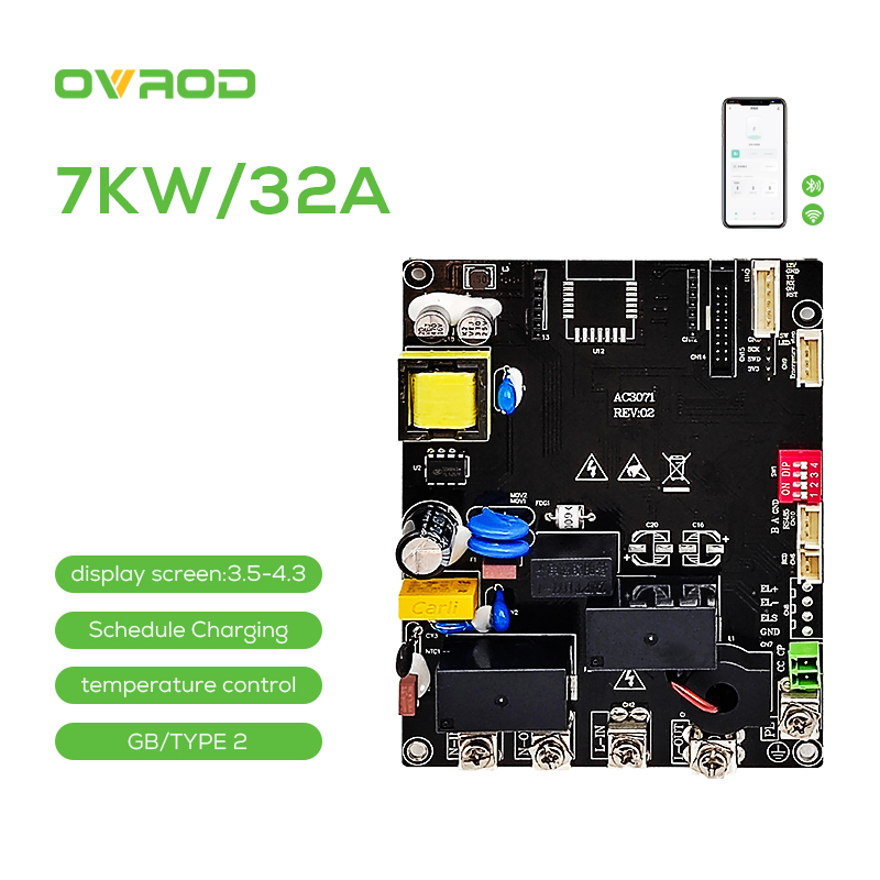 EU and Us Standard 7kw Electric Vehicle Charger Control Unit