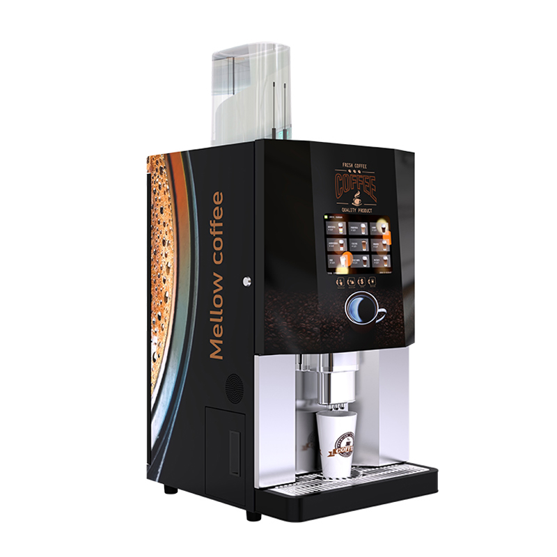 2022 New Arrival Economic Type 7 Inches Touch Smart Type Fresh Ground Espresso Coffee Vending Machine for Business