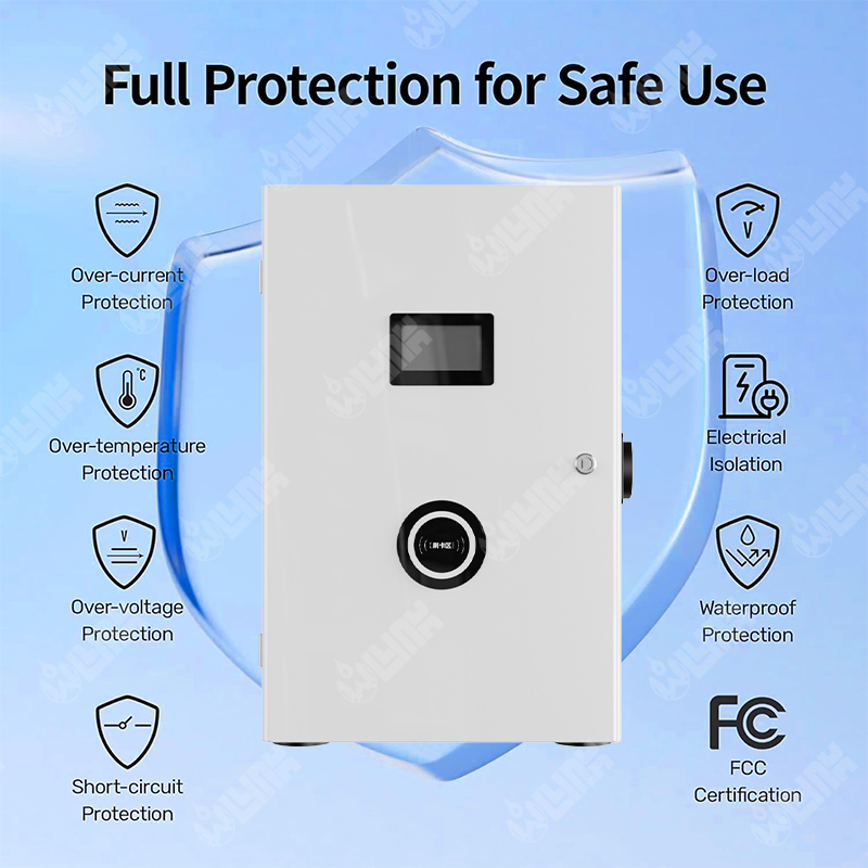 Olink High-Speed Wall-Mounted EV Charger for CCS and Chademo