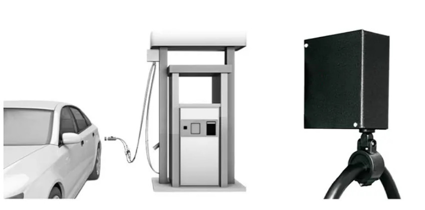 Level 2 AC EV Charger Cable Management System Cord Retractor Pedestal Wall Mount Spring Reel Balancer EV Charger Cable Retractor Level 2 Charging Station Cable