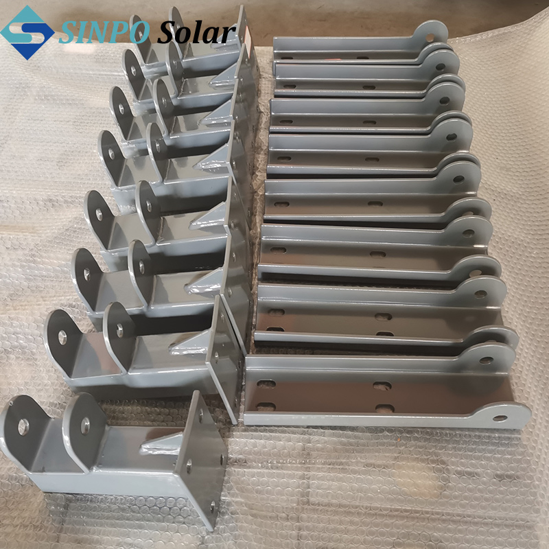 Solar Carport Mounting System Zinc Aluminum Magnesium Structure