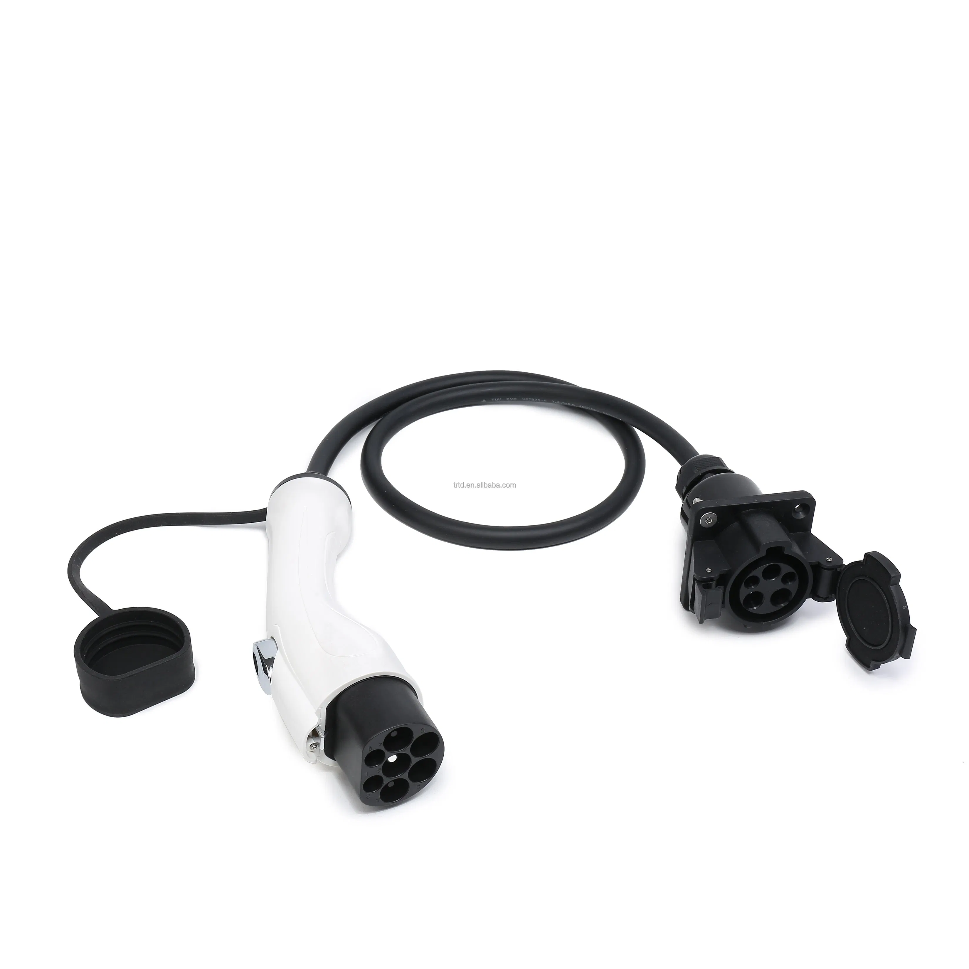 16A Type 2 EV Charging Plug and Socket 0.8m Cable EV Charging Plug