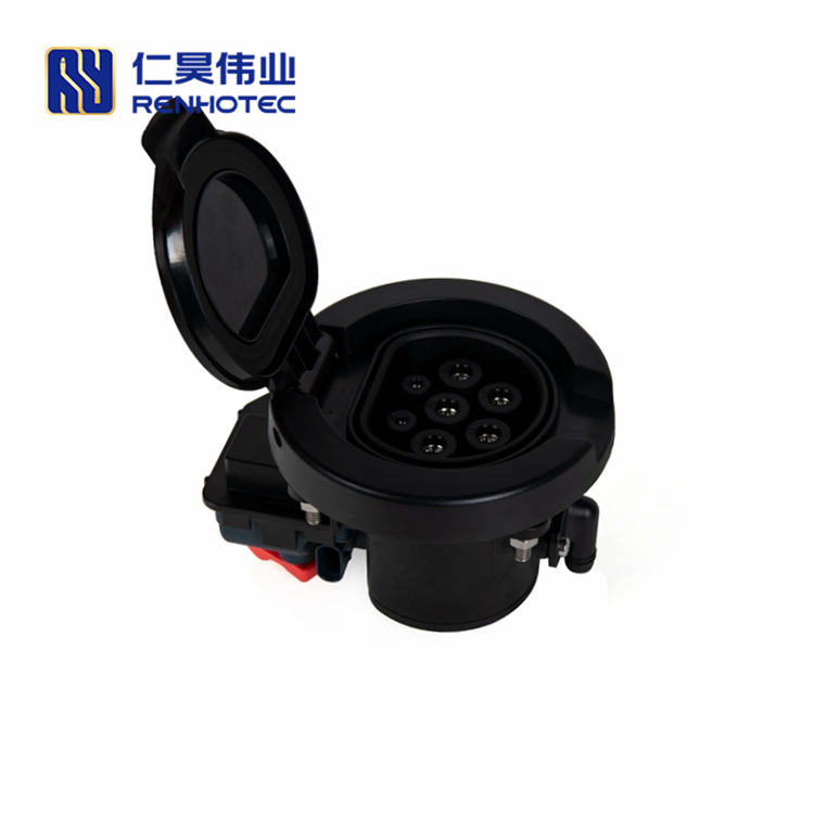 Electric Vehicle EV Type 2 Connector Power Charging Socket for Charging Pile IEC 62196 16A 32A