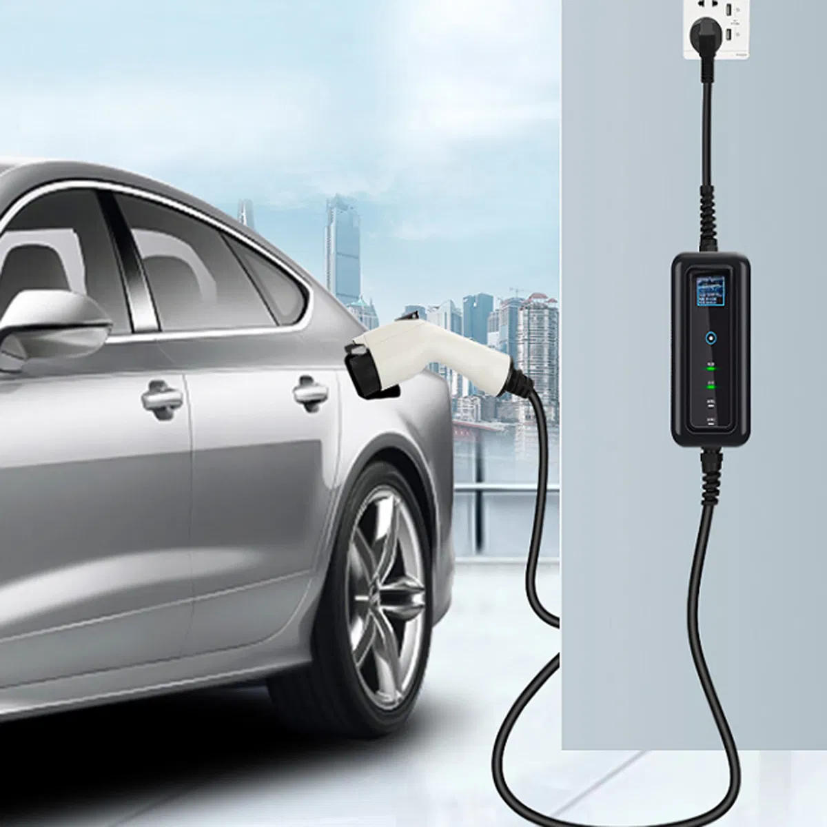 EV Type1 J1772 16A Portable EV Charger with Car New Energy Vehicle American Standard with Carb Requirement