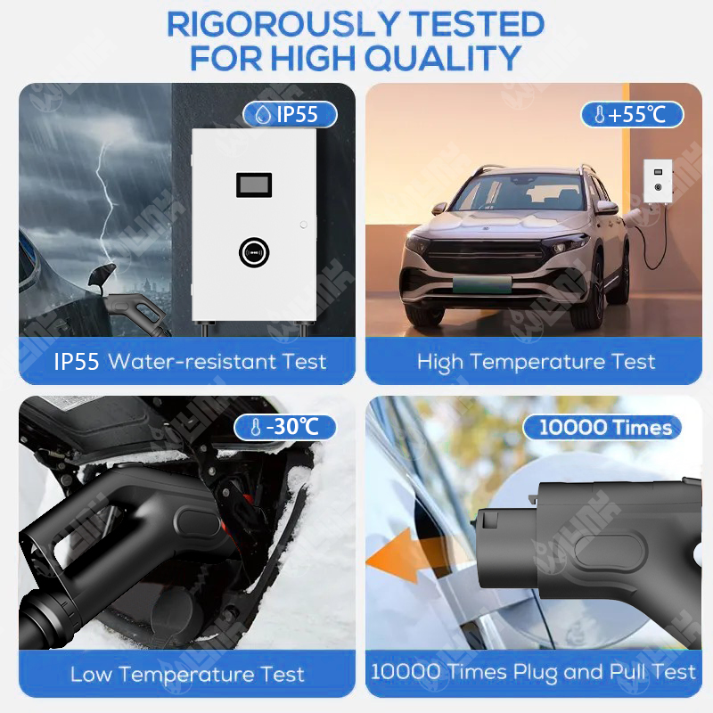 Olink High-Speed Wall-Mounted EV Charger for CCS and Chademo