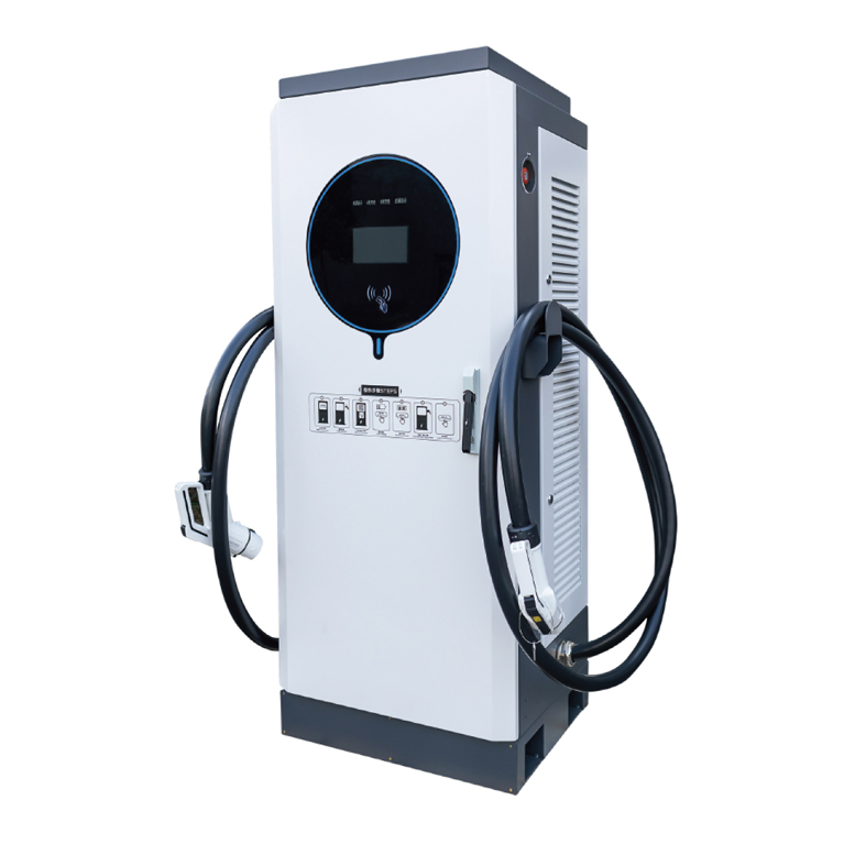 DC AC Bluetooth EV Charging Post with Cable Management System