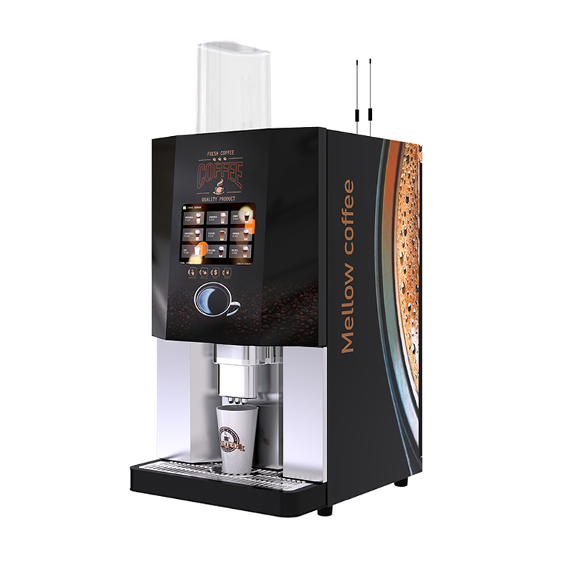 2022 New Arrival Economic Type 7 Inches Touch Smart Type Fresh Ground Espresso Coffee Vending Machine for Business