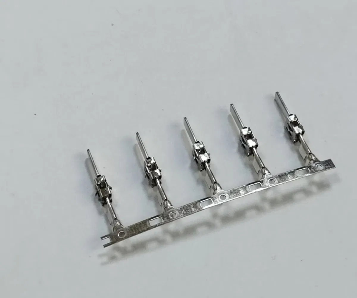 Automotive-Grade Bullet Terminals: Stamped Phos-Copper Male/Female Crimp Pairs