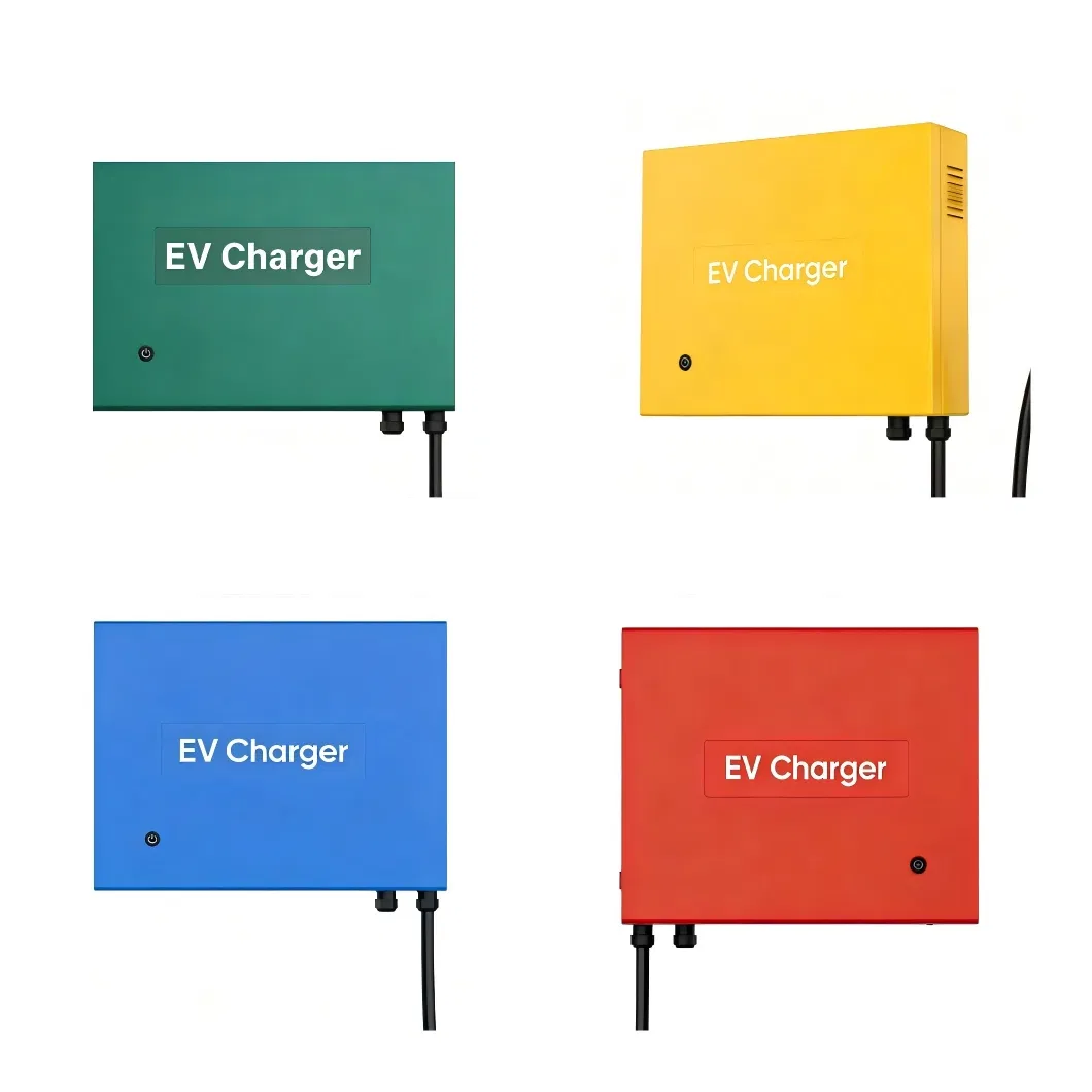 20-30kw Wall-Mounted DC EV Charger Single-Gun Electric Car Charger with 3.5m Cable for Home Use and Simple One-Click Start Operation