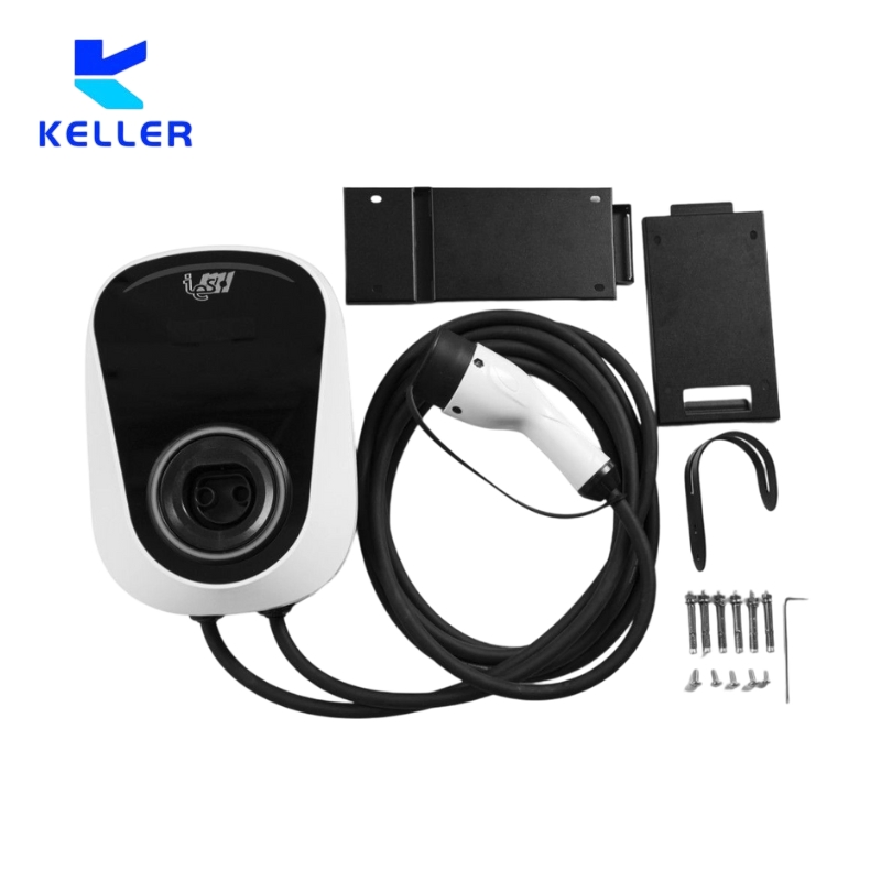 7kw 32A Wall-Mounted AC EV Charging Station Type 2 Smart System for Home