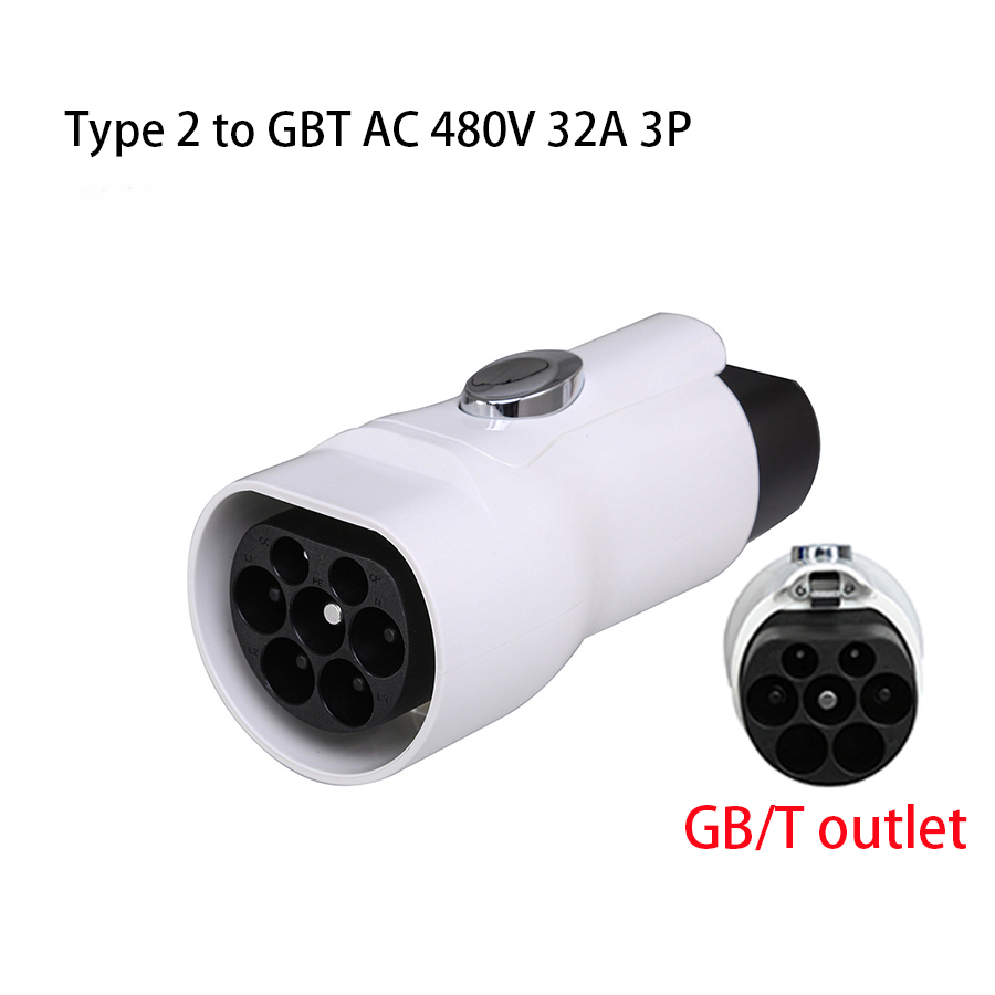 Type 2 (Charger) to China GB/T (Electric Car) EV Charging Adapter, Solutions for Chinese Evs in Europe (7kW)