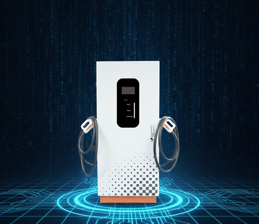 K064 Dual Front Independent Output DC Charging Unit Commercial Charging Equipment for Electric Vehicles