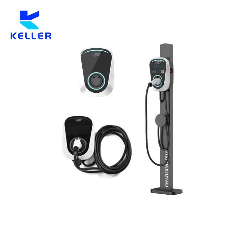 22kw 32A Wall-Mounted AC EV Charging Station Type 2 Smart System for Home