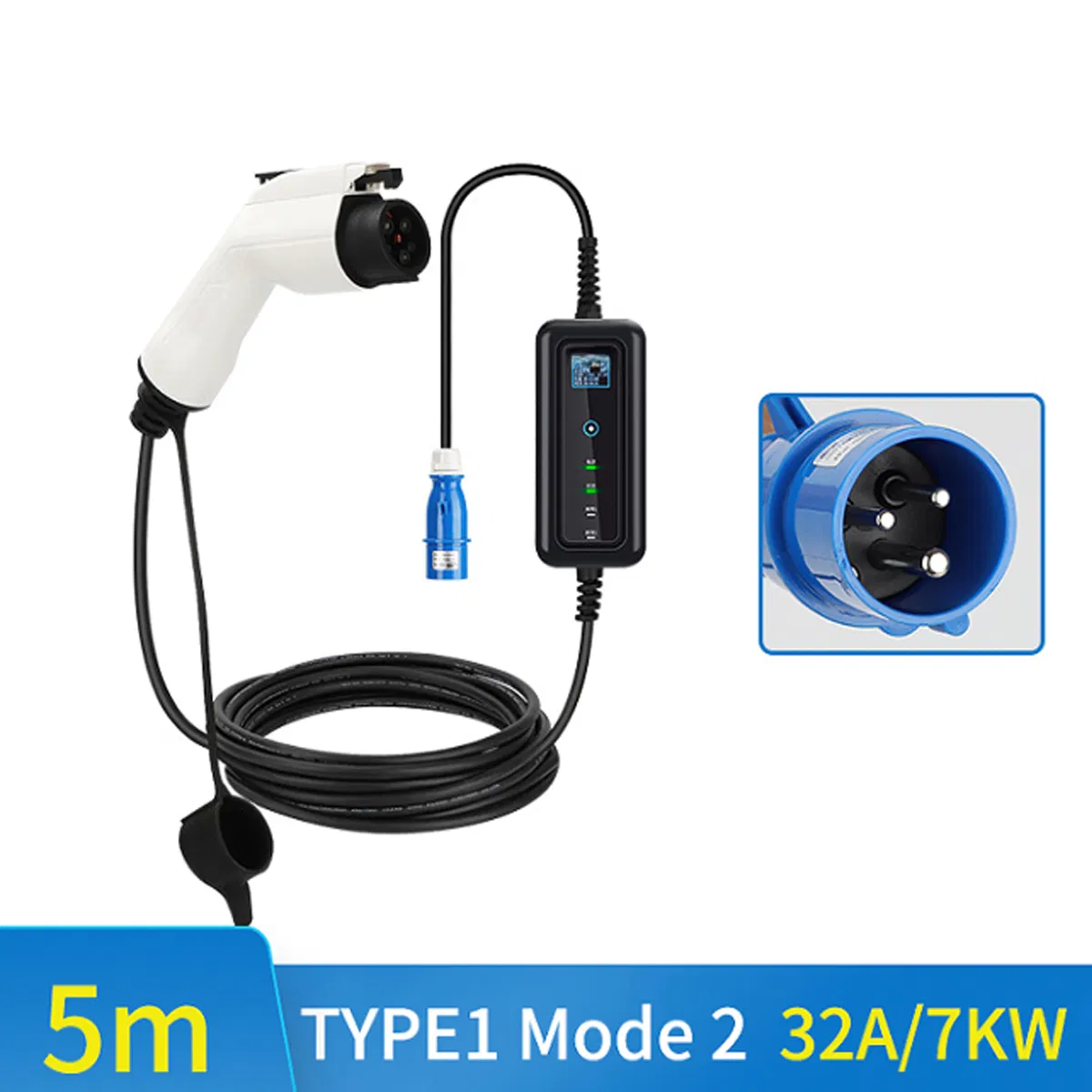 EV Type1 J1772 16A Portable EV Charger with Car New Energy Vehicle American Standard with Carb Requirement