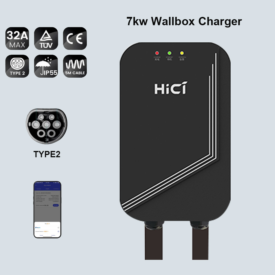 AC Charging Electric Vehicle Charging Point 7kw 11kw 22kw EV Charger