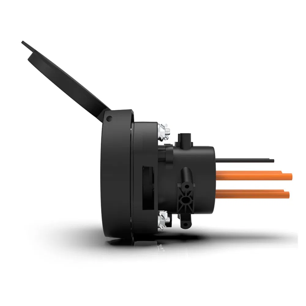 T2ss5 Type2 IEC 62196 16A/32A EV Charging Shuttled Socket for Fast Charging