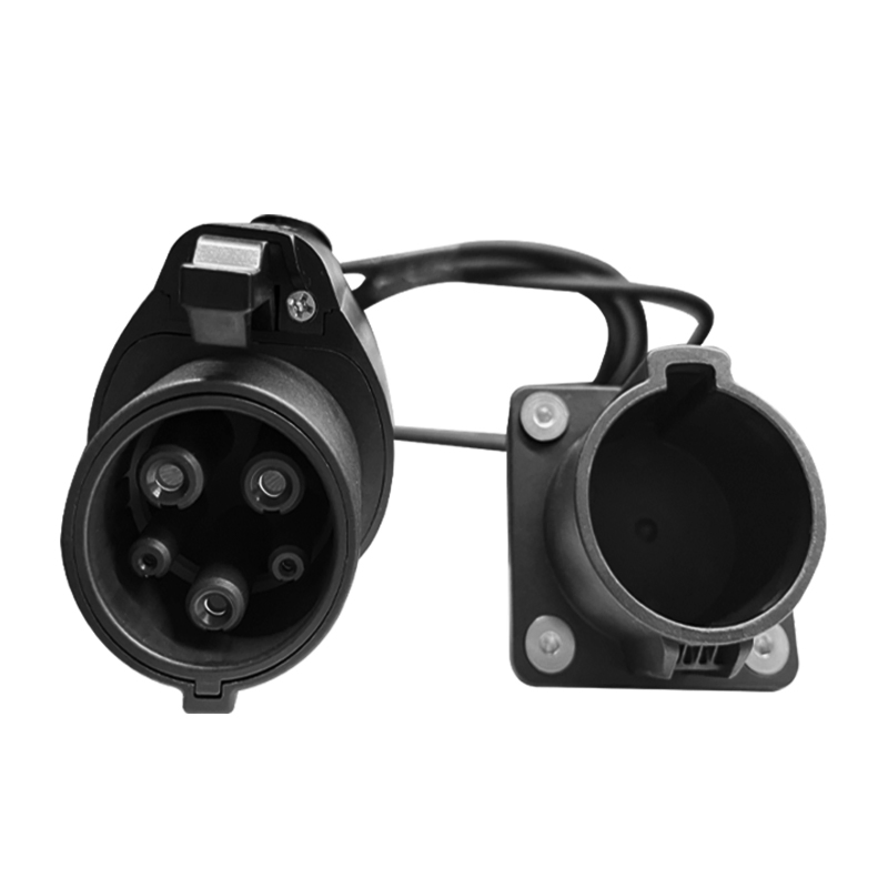 European SAE J1772 White Black 40A IP65 Waterproof Connector EV Charger Type 1 Charging Plug