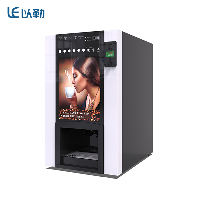 Table Top Coin Operated 6 Kinds of Hot Instant Type Commercial Fully Automatic Coffee Vending Machine for Sale