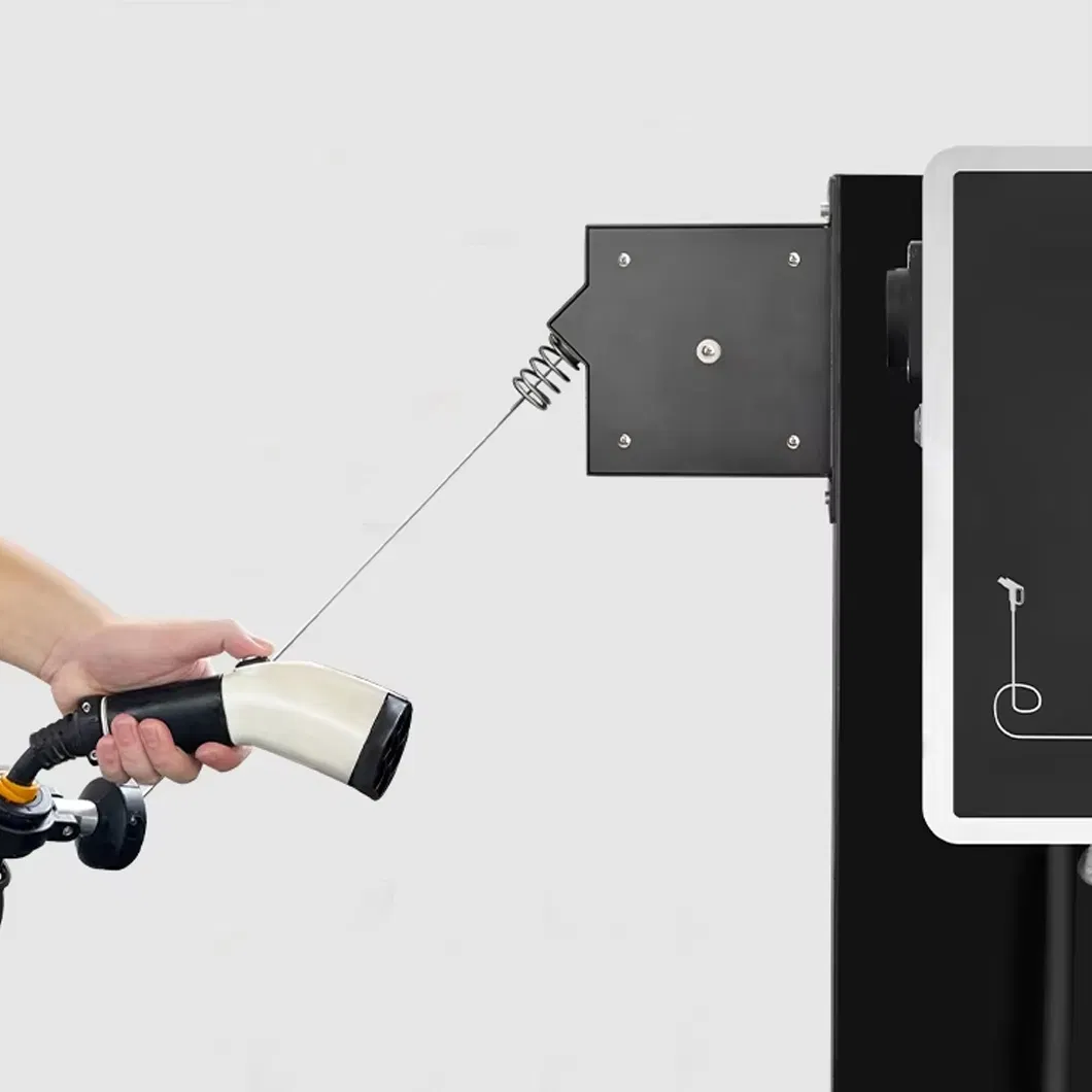 Retractable Spring Rope Cord Management EV Charging Cable Organizer System EV Charger Cable Retractor