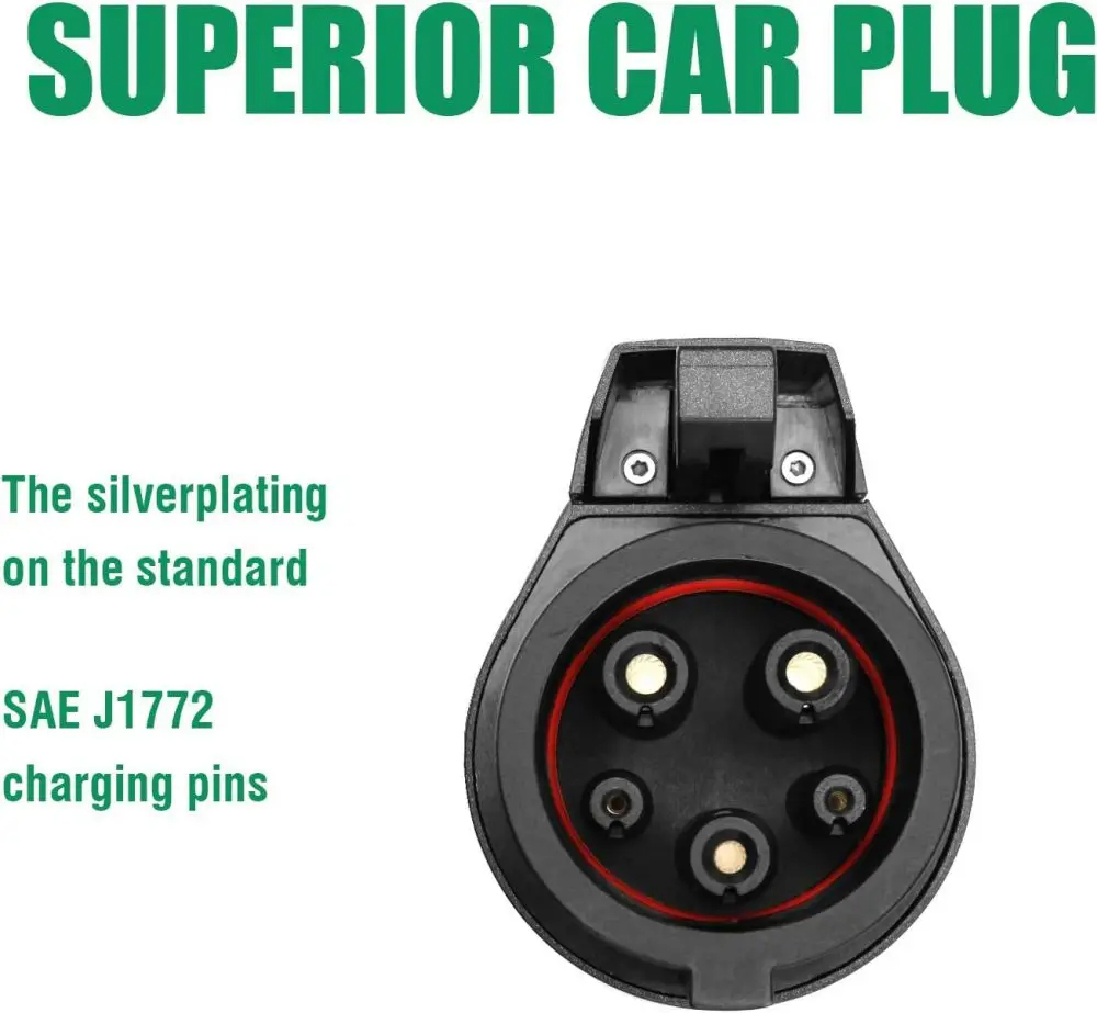 OEM Type 1 to Type 1 EV Charger Cable SAE J1772 Extension Cable 16A 32A 40A 48A EV Charging Cable