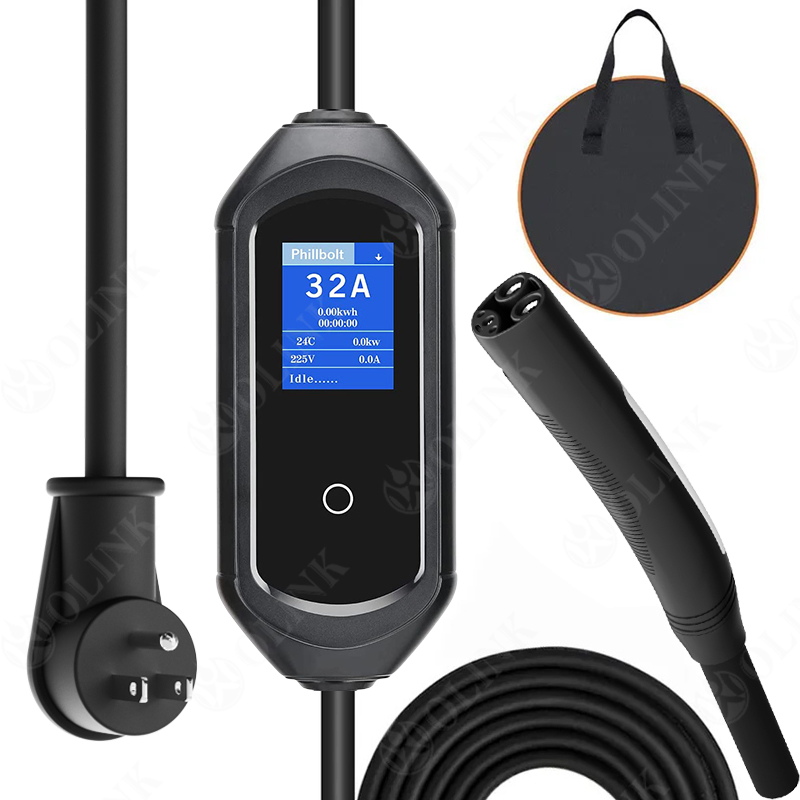 Nacs Powerboost: Compact 7kw Fast Charging Device with IP55 Protection