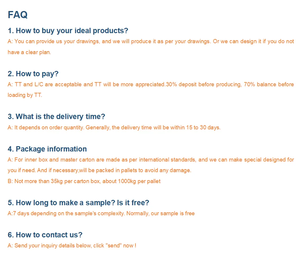 Dimensions and Setup