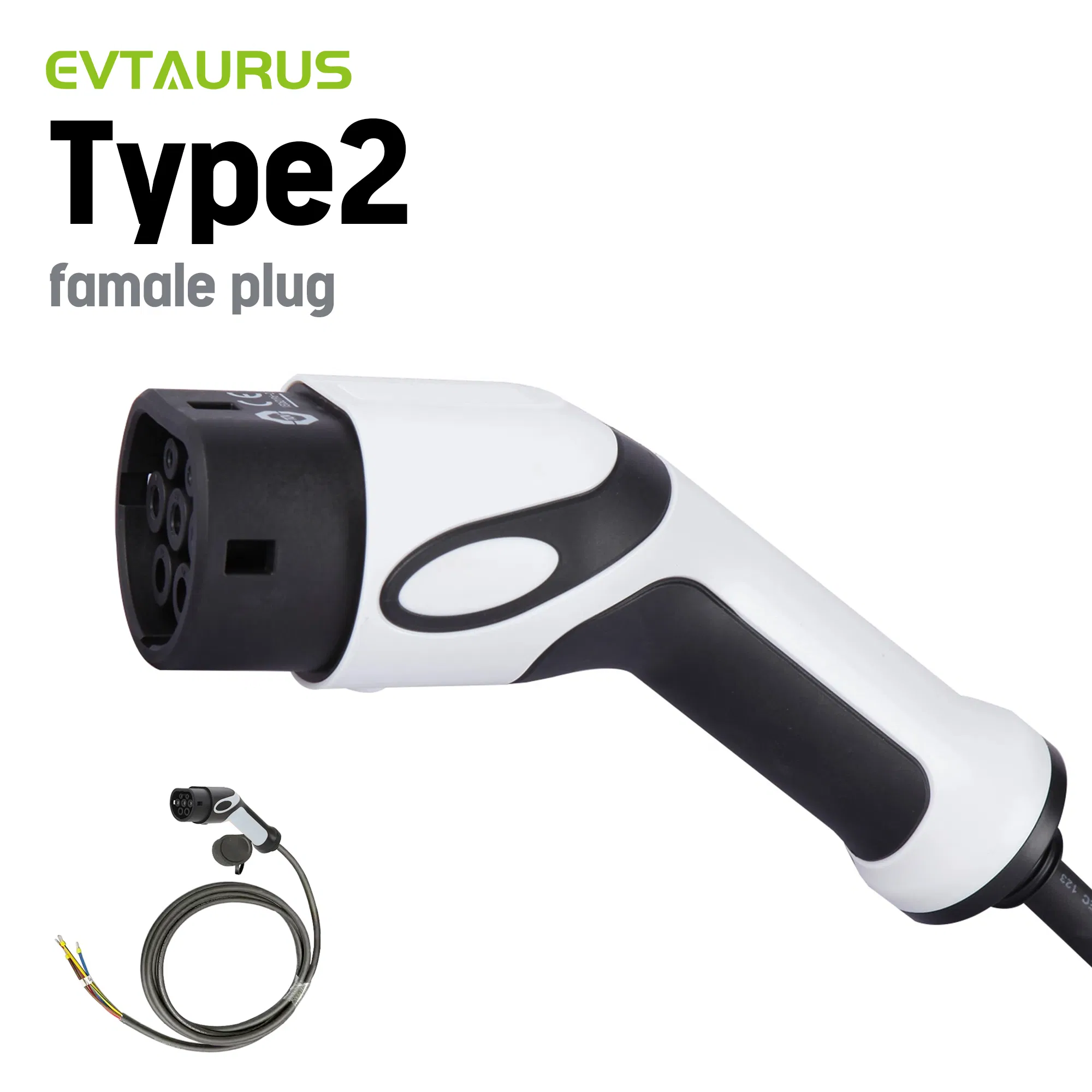 Battery Car Charging Pile EV Charger Connector Type 2 Level 2 EV Charging Plug