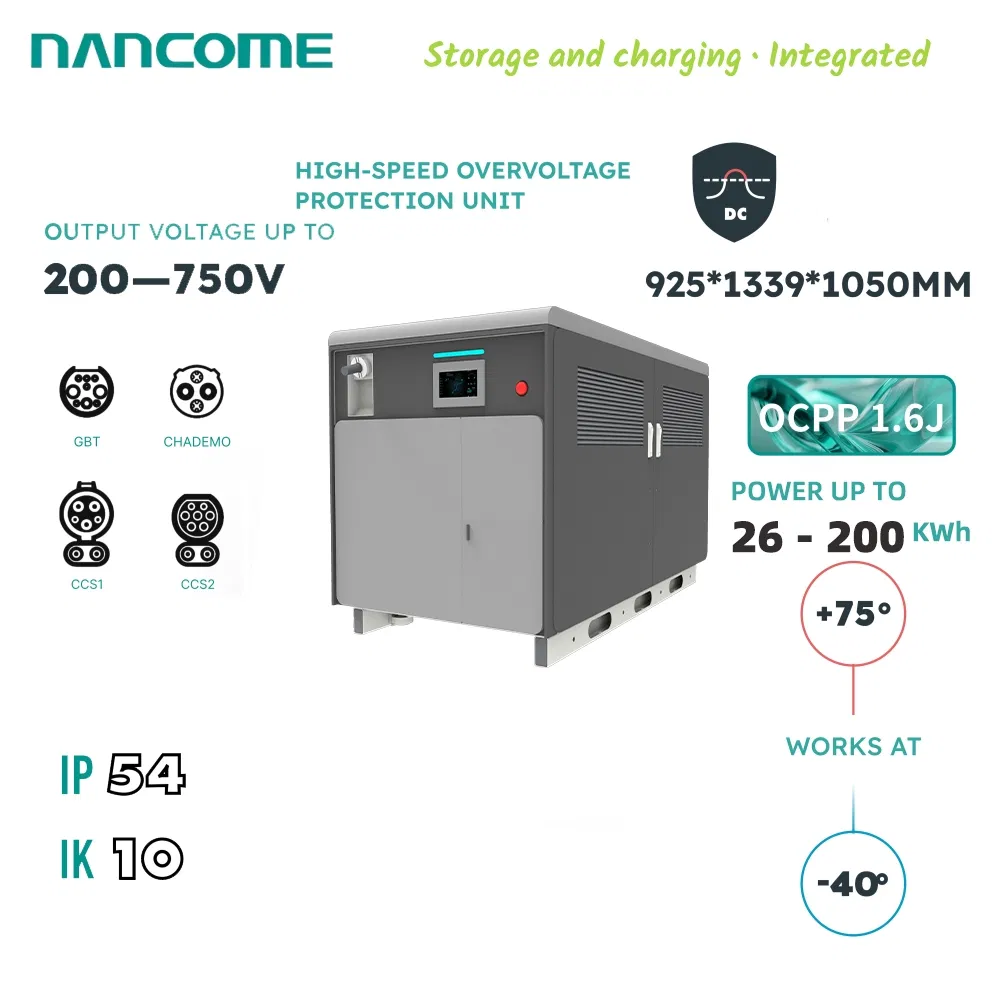 Nancome 141kwh Mobile Energy Storage DC EV Fast Charging Equipment