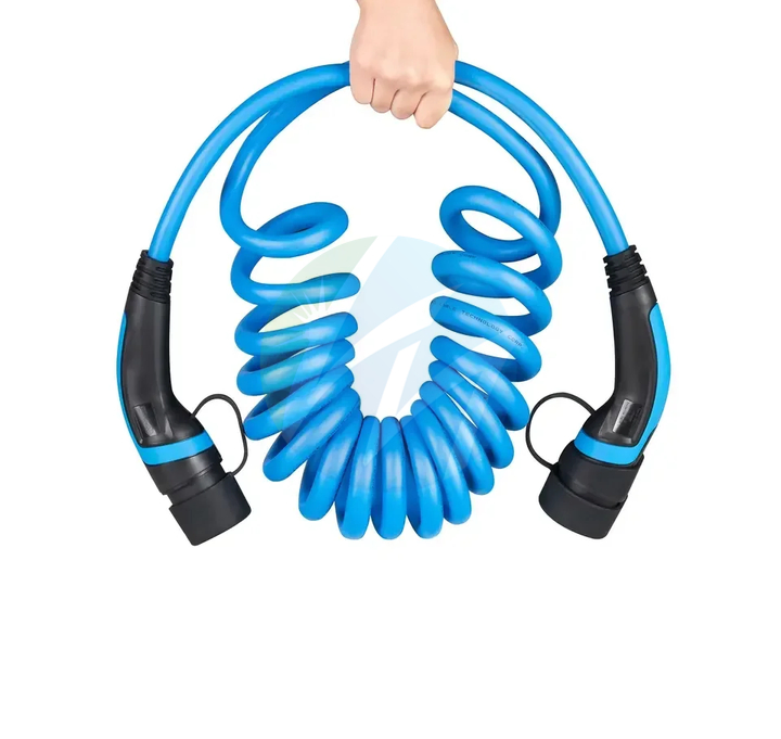 EV Charging Extension Cable Type2 to Type 2 Three Phase 11kw 22kw Customizable Length 5m 7m 10m