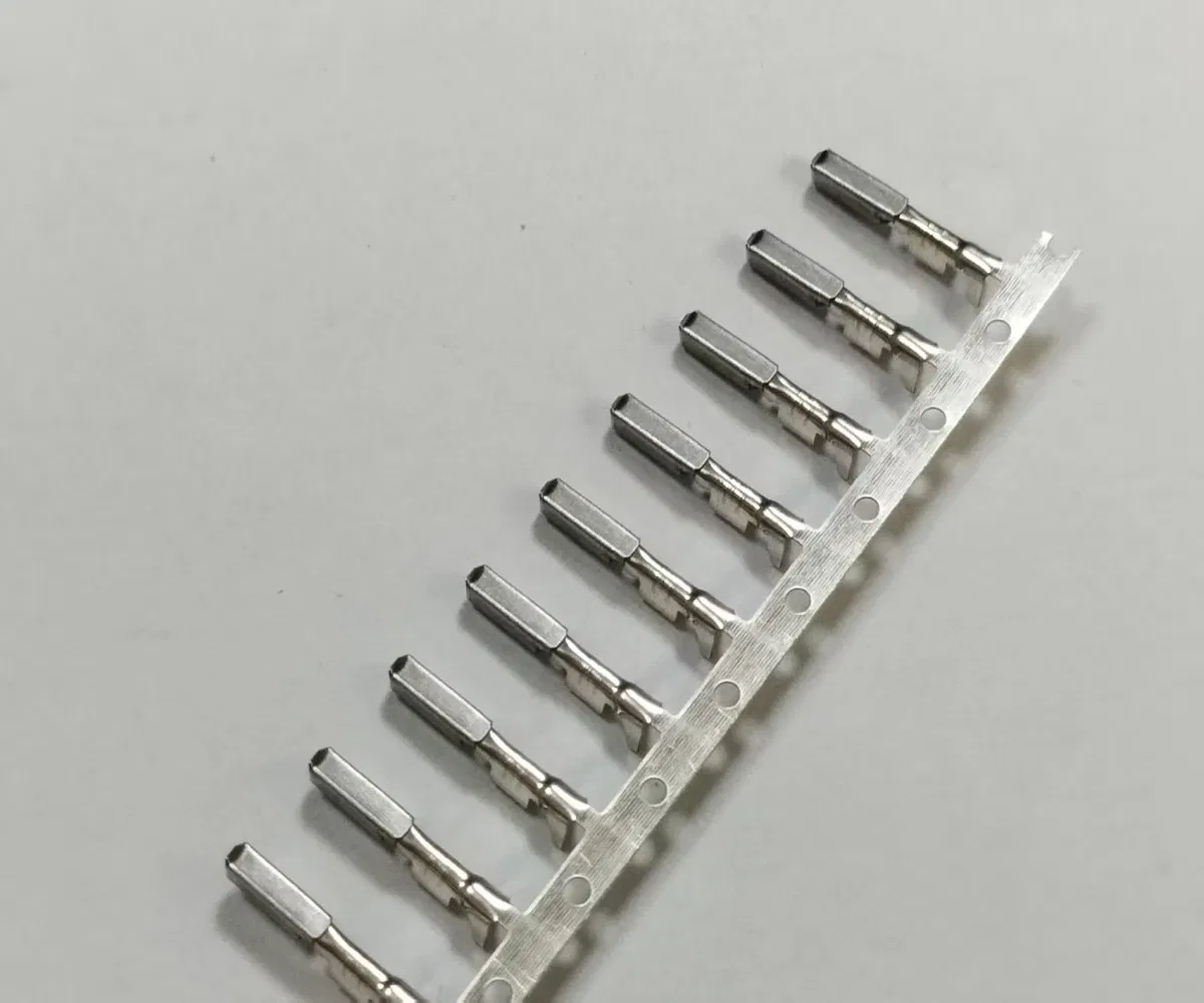 Premium EV High-Voltage Connector Terminals, Gold-Plated for Optimal Signal Integrity