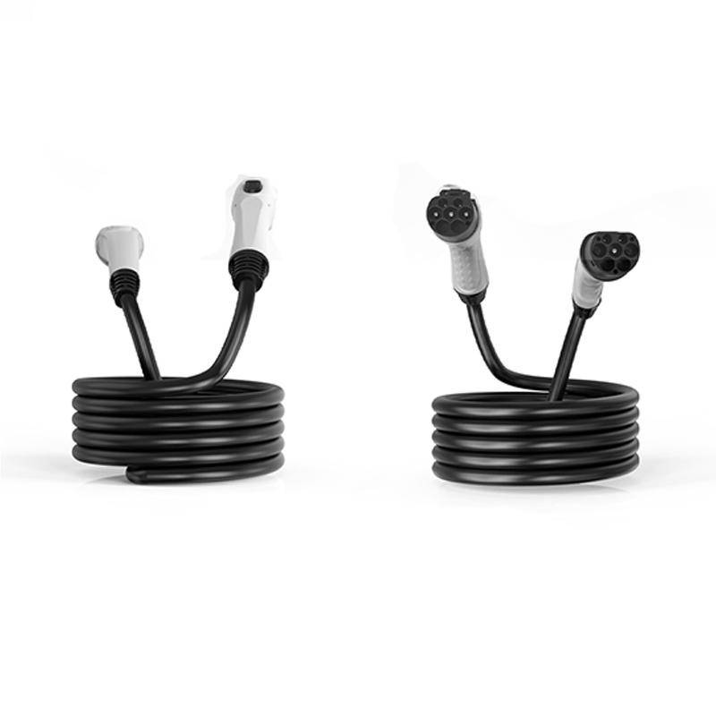 Zhongchongfu Type 2 to Gbt Extension Cord 32A High-Power EV Charging Cable with Compact Build Fast Connection and Reliable Performance for Public Stations
