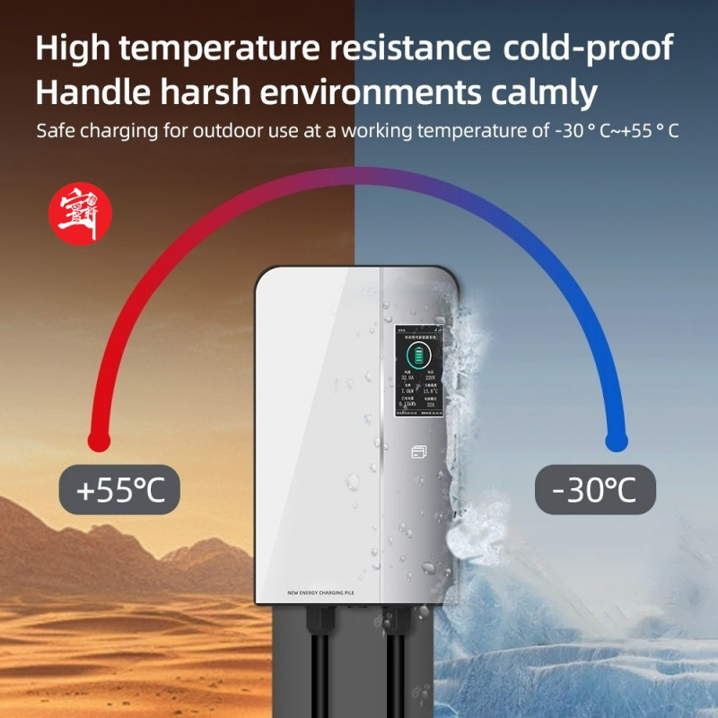 Advanced Euro Digital Charging Device with Multi-Layer Protection: Undervoltage, Leakage, and Anti-Theft Lock