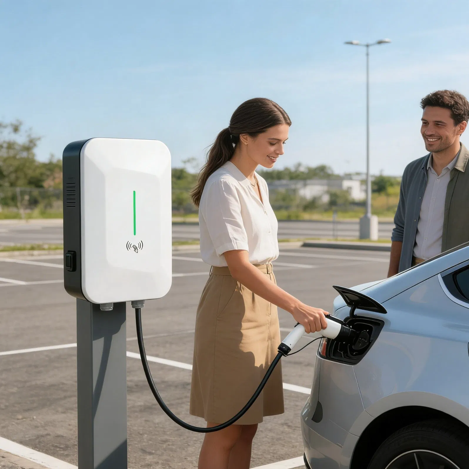 Commercial 11kw AC EV Charger for Hotel Guests with RFID Access Control (CE Certified)