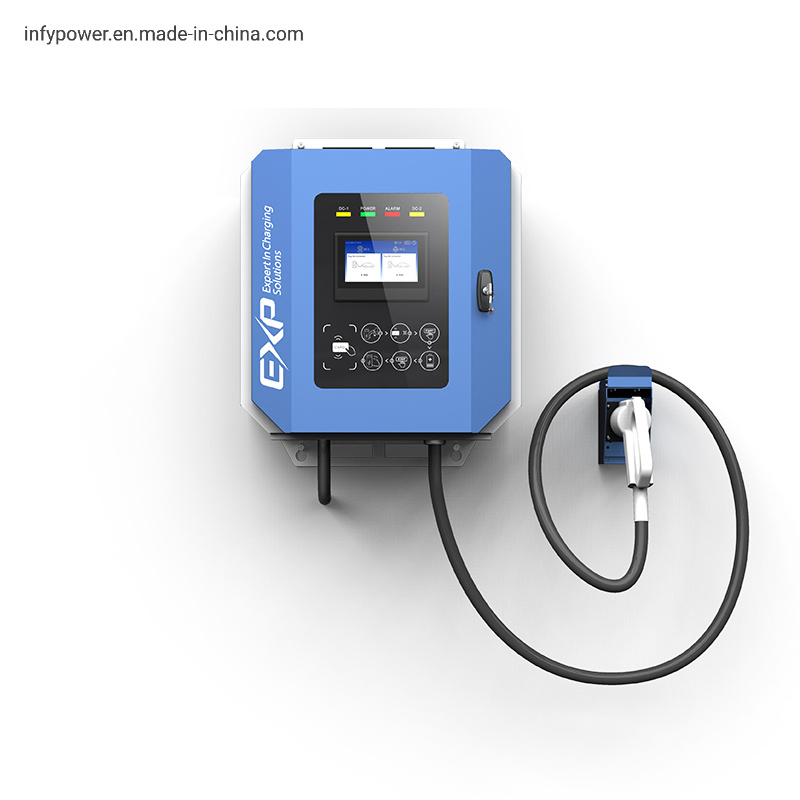 Evse DC 30kw 1000V EV Charging Point Fast Electric Vehicle Charging Pile Modular Design AC 22kw Option