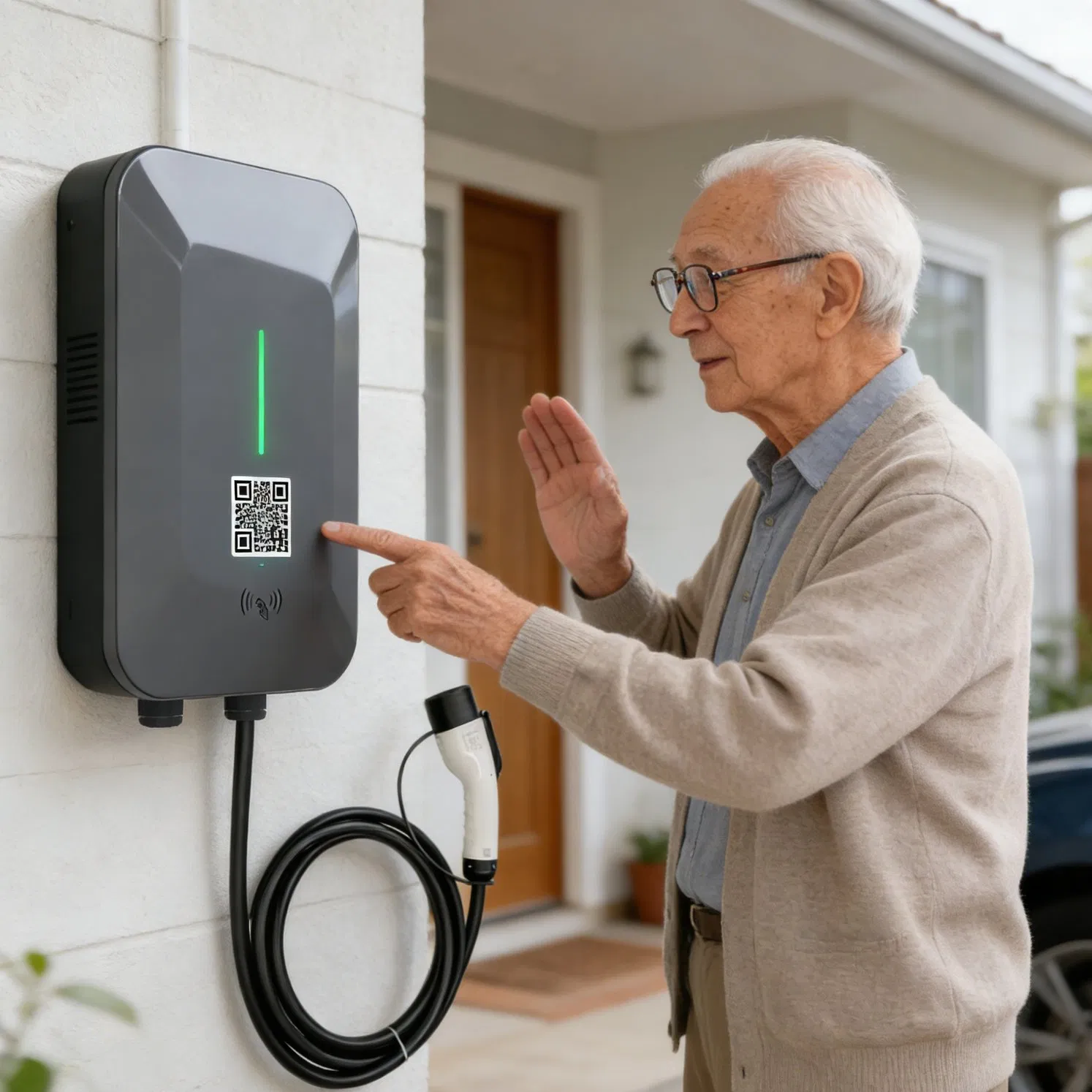 Level 2 EV Charger Evse Home J1772 Mennekes