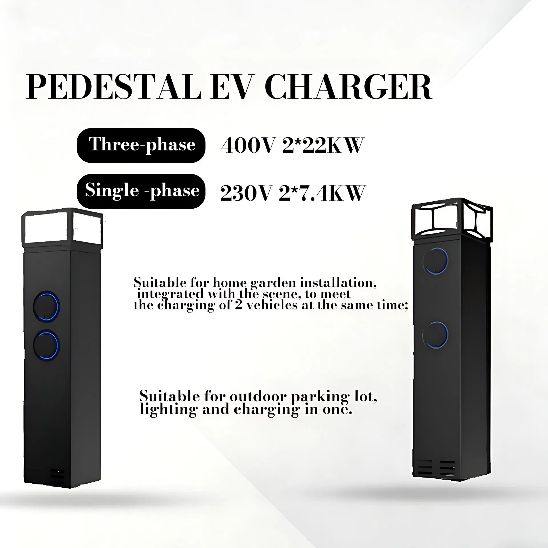 EV Charger 3 Phase EV Wall Box for Electric Vehicle Charging Station