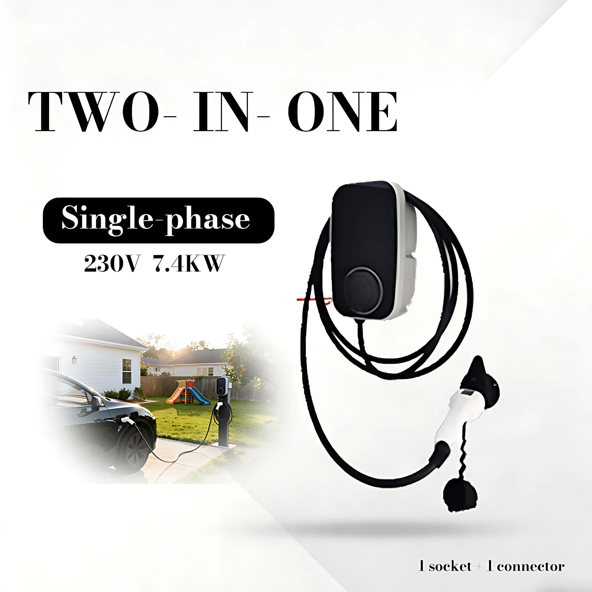 EV Charger 3 Phase EV Wall Box for Electric Vehicle Charging Station