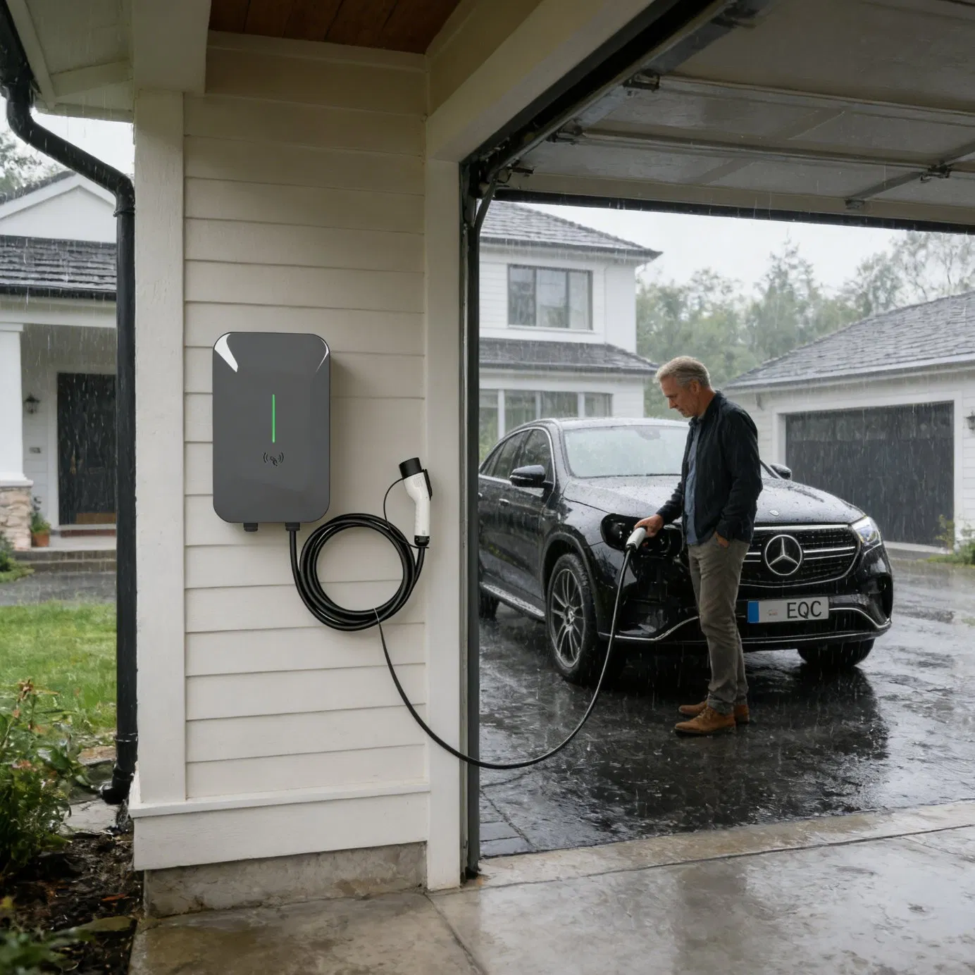 Mennekes Charger EV Charging Point Wallbox Charger