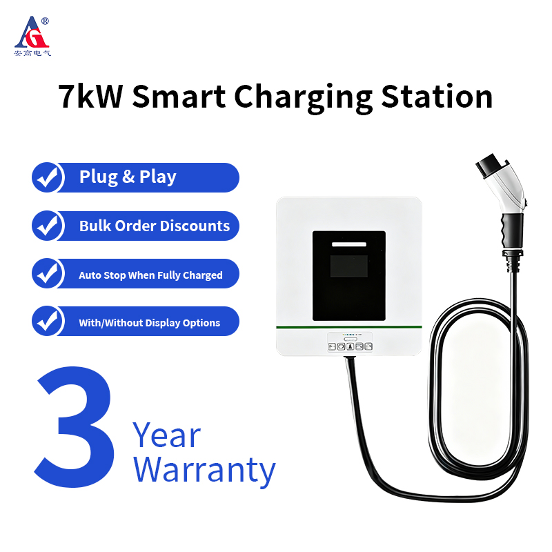 Three Phase 30kw Wallbox EV Charger for Apartment and Condo Installation