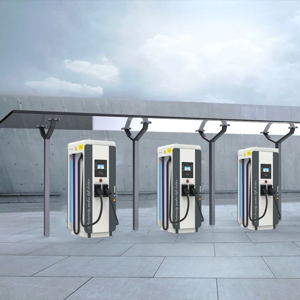 Smart Grid Charging 240kw 120kw 60kw Workplace Car Charging Stations New Condition CCS Dual-Port EV Charger Chademo CCS2 CCS1