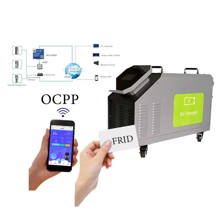 30kw Portable DC EV Charger GB/T Ocpp Mobile Fast Charging Station for Electric Car Emergency