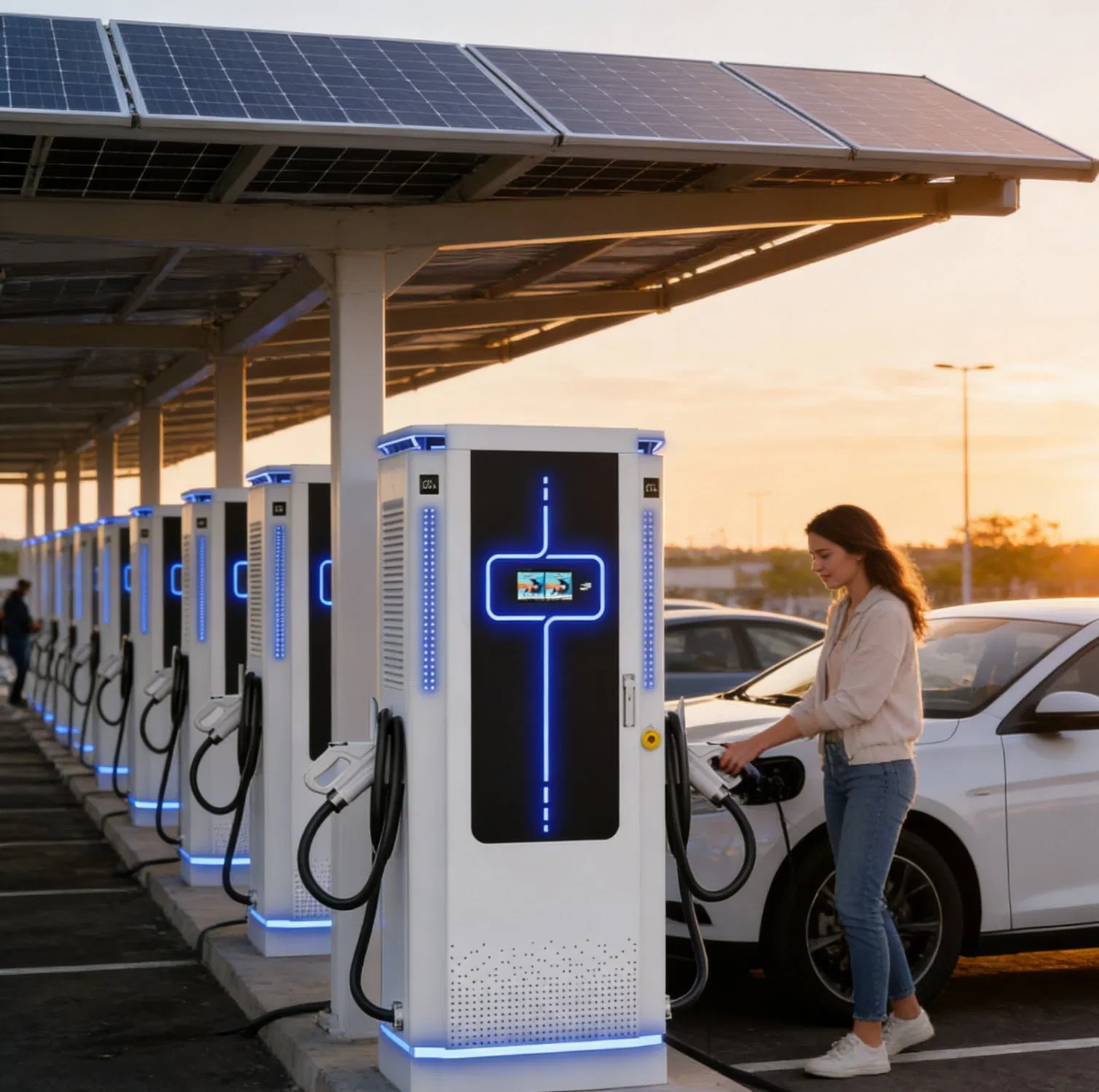 60kw 80kw 120kw 160kw 180kw 200kw 240kw CCS1 Ocpp 2.0 with RFID Access Control EV Charger