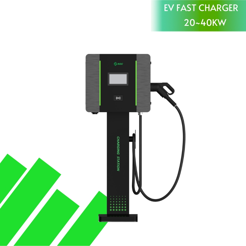 Factory 30kw Dual-Port DC EV Charger Charging Station for Electric Vehicles, Maximizing Charging Throughput