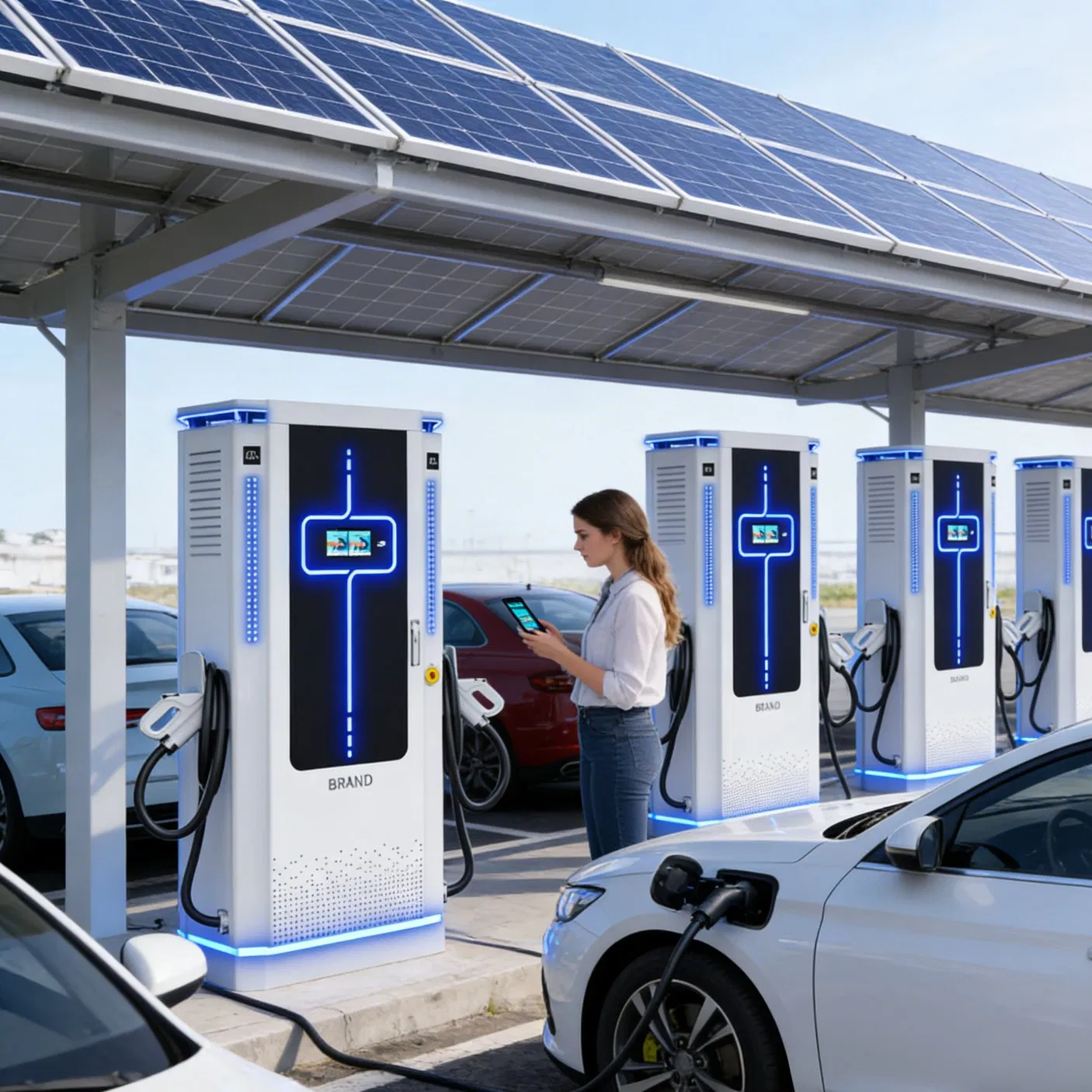 Highway 180kw DC EV Charger Nevi Compliant 200kw Fast Station Public Network CCS2