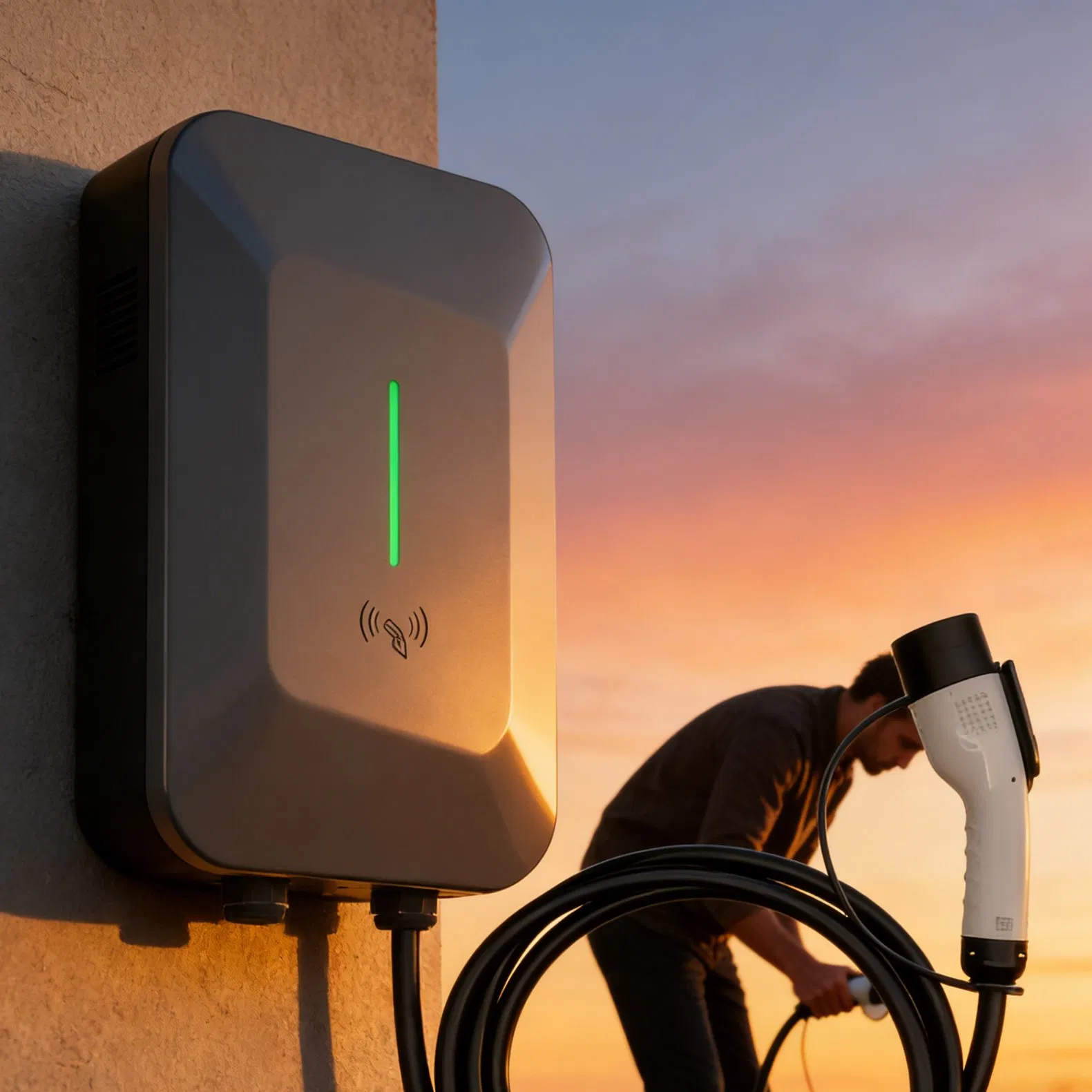 Mennekes Charger EV Charging Point Wallbox Charger