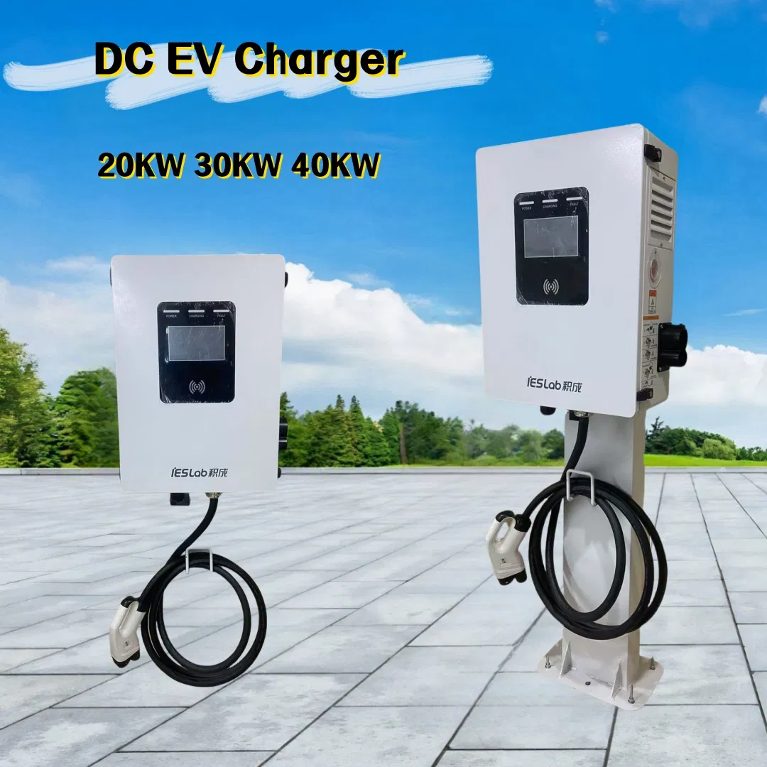 Electric Car DC Fast EV 20kw 30kw 40kw Charging Pile