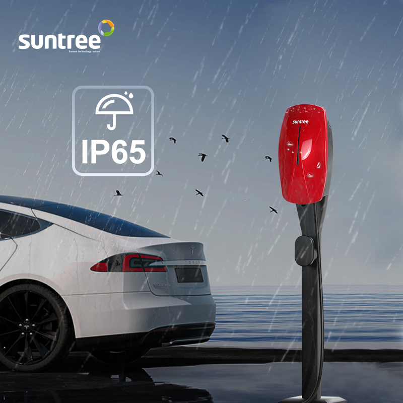 Type 2 Home EV Charger 7.4kw 11kw 22kw, Smart Electric Vehicle Charging Station with WiFi/APP Control, Tethered/Socket Optional, IP65 Waterproof, 2 Year Warrant