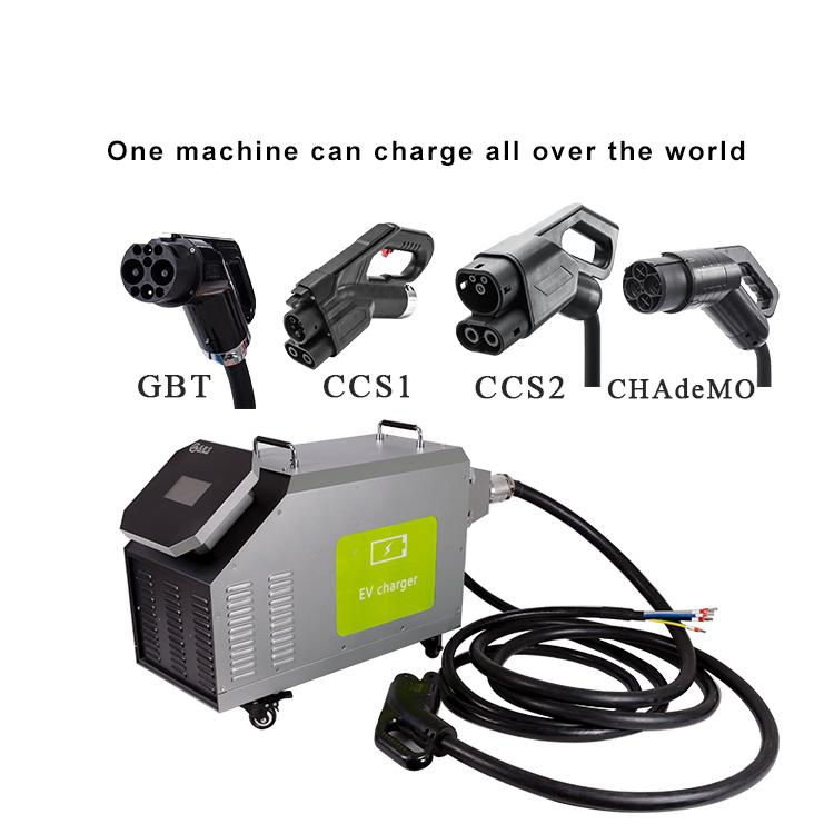 30kw Portable DC EV Charger GB/T Ocpp Mobile Fast Charging Station for Electric Car Emergency
